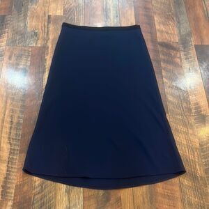 Vince Navy A-Line Skirt